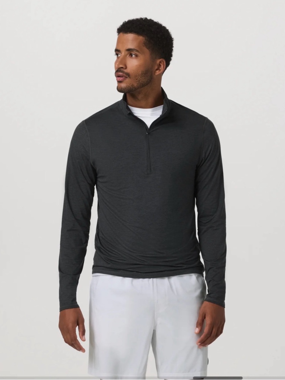 Vuori Men's Ease Performance Half Zip 2.0 Long Sleeve - Picture 2 of 8